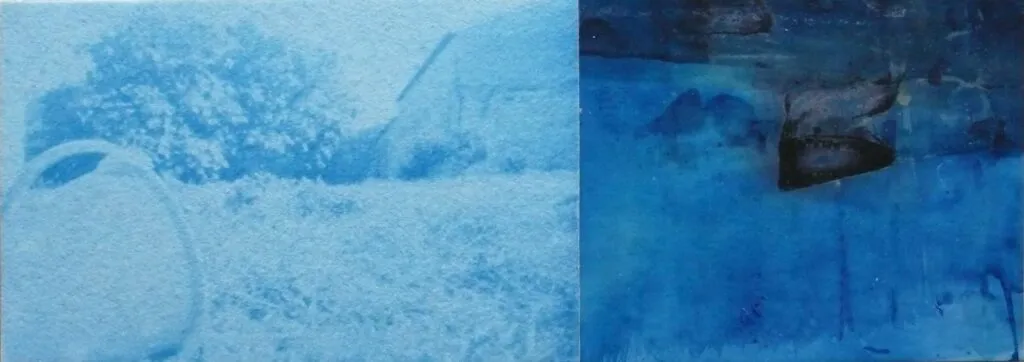 13 Ex Voto Xiii Cyanotypes Emmanuel Wuthrich Mars 2009 Exposition A La Nef Le Noirmont
