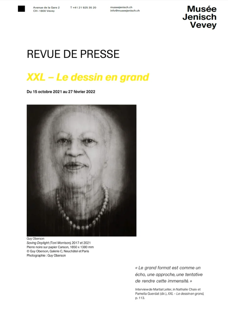 Revue De Presse Musee Jenisch Vevey Emmanuel Wüthrich